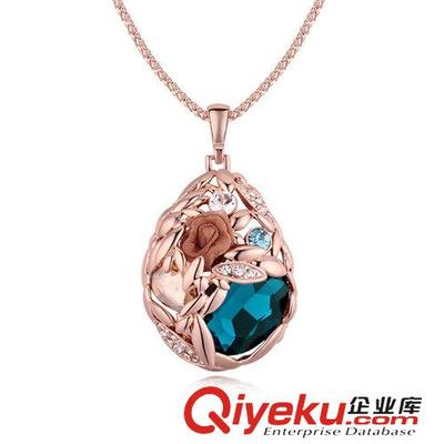 2014新款精品毛衣鏈 奧地利水晶麥穗長(zhǎng)款項(xiàng)鏈，工廠直銷的時(shí)尚之選